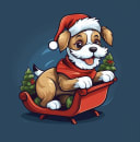 Santa Puppy #1