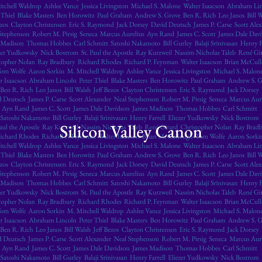 /books: Silicon Valley Canon