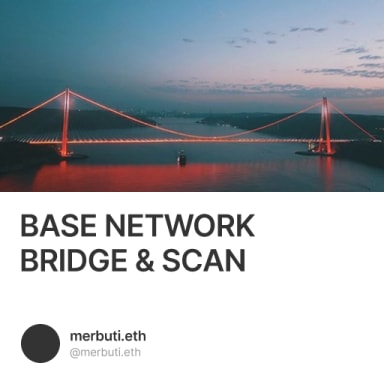 BASE NETWORK  BRIDGE & SCAN  #0