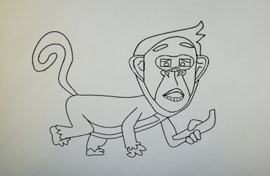 ApeDegen black pencil Nft