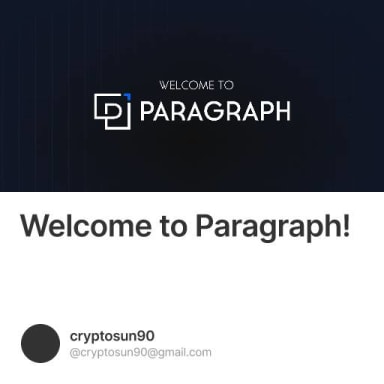 Welcome to Paragraph! #0