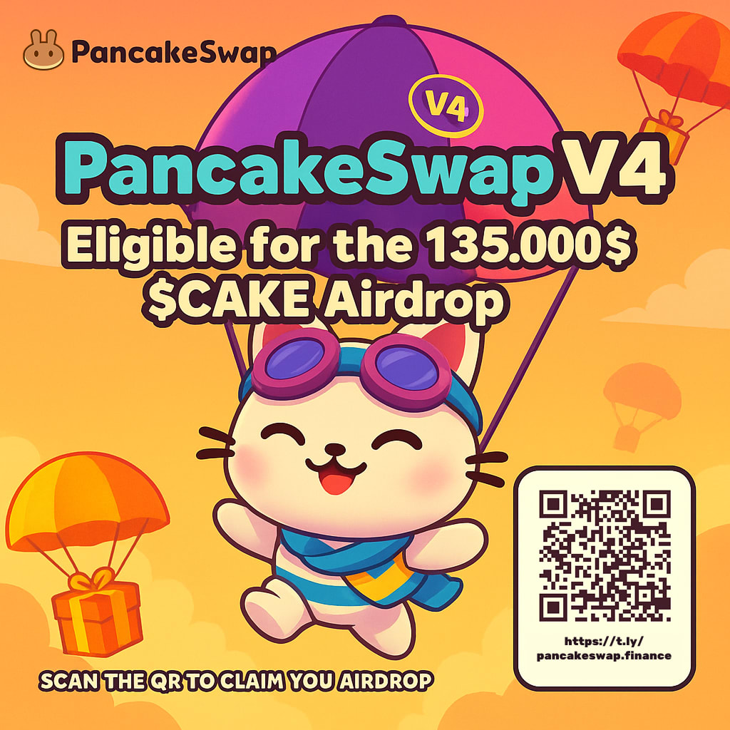 Airdrop - t.ly/pancakeswap.finance -$CAKE