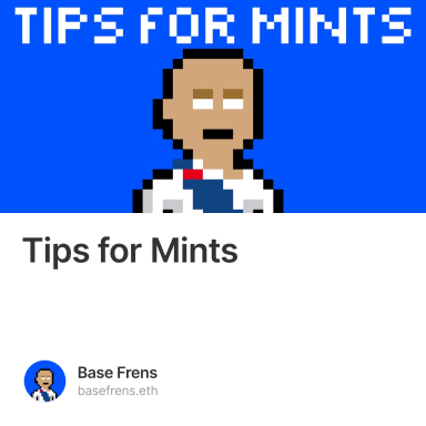 Tips for Mints 16