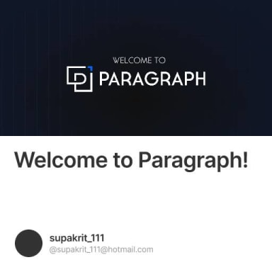 Welcome to Paragraph! #0