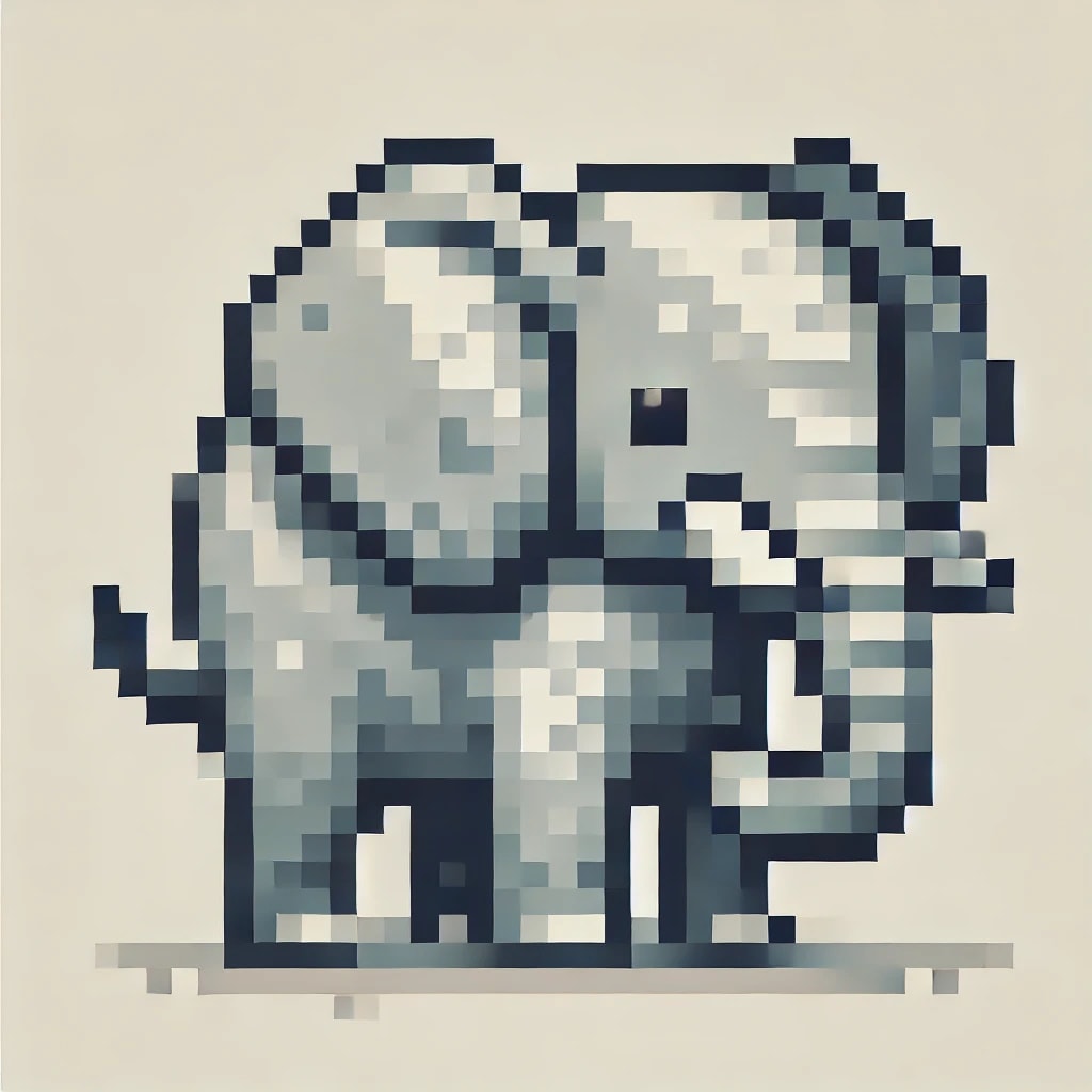 Elephant  Pixel Remix #1