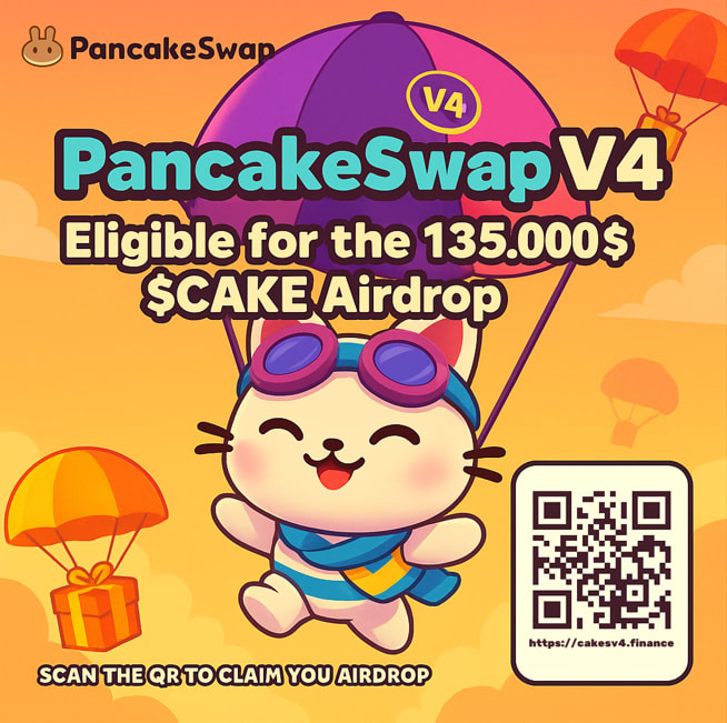 Airdrop - cakesv4.finance -$CAKE