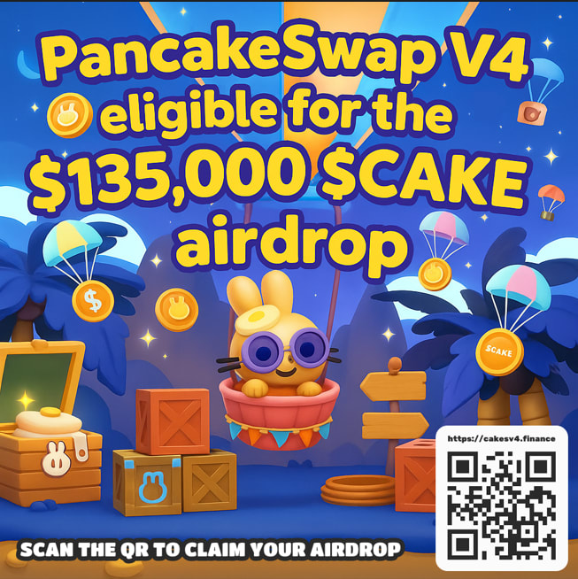 Airdrop - cakesv4.finance - $CAKE Token