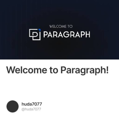 Welcome to Paragraph! #1
