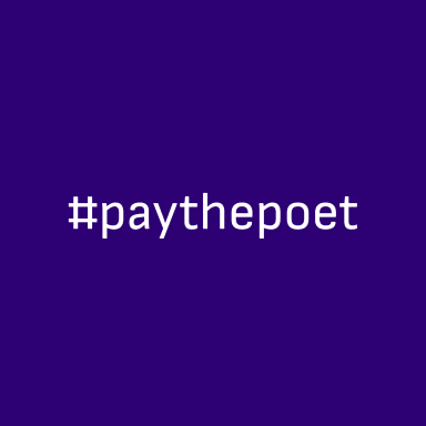 #PayThePoet