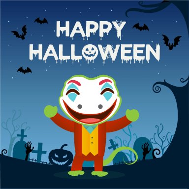CoinGecko Halloween 2020 - Joker Gecko