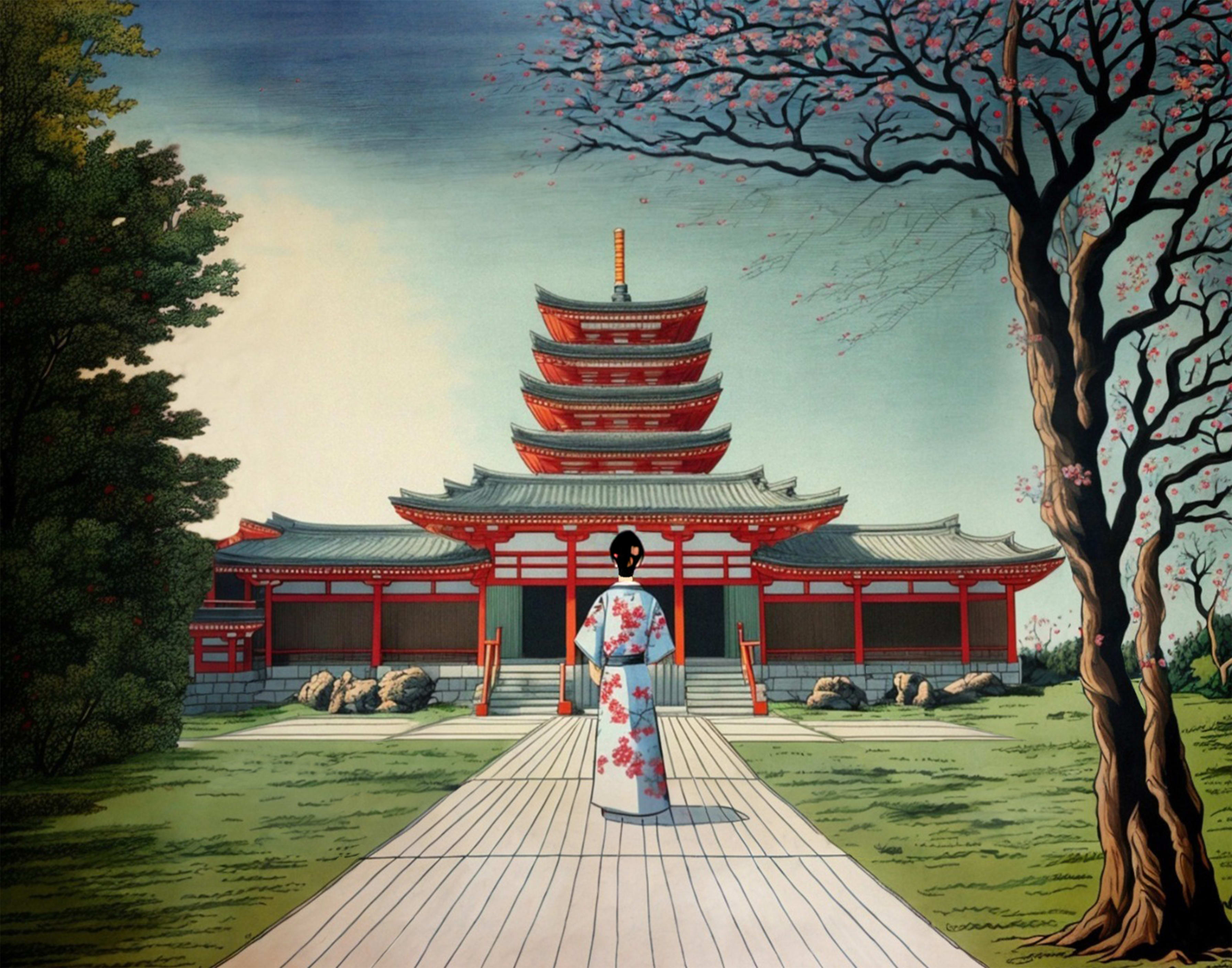Woman in Temple