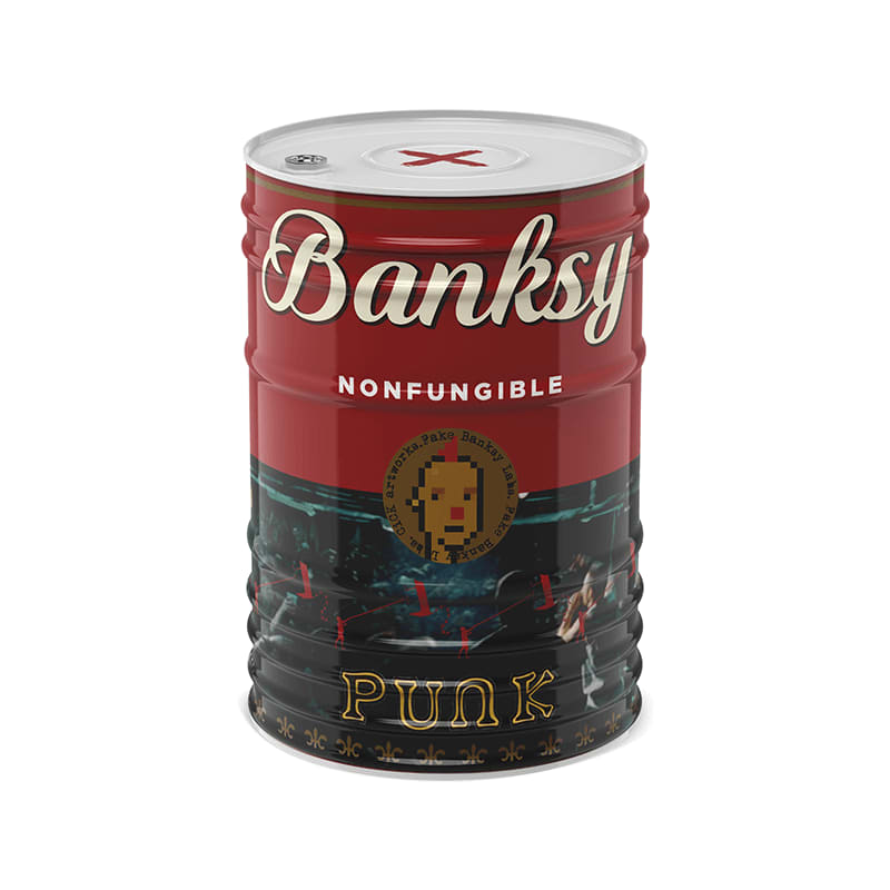 Fake Banksy Punks #143