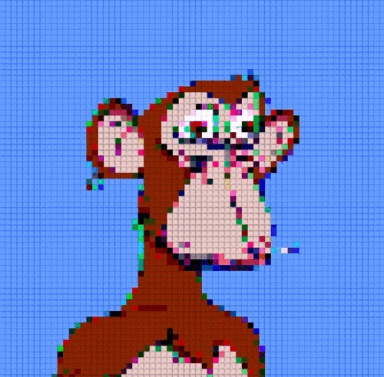 Pixel Bored Ape #140
