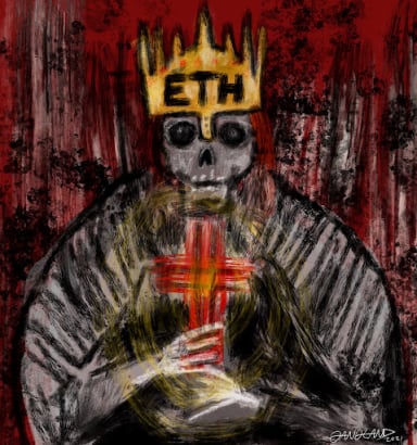 "ETH Overlord." - Eddie Gangland c. 2021 - 1/1