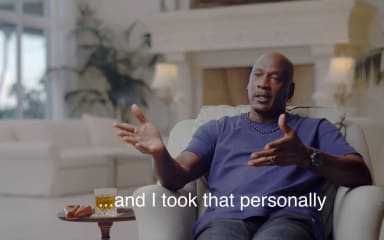 "And i took that personally" - Michael Jordan
