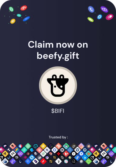 Visit beefy.gift to claim rewards
