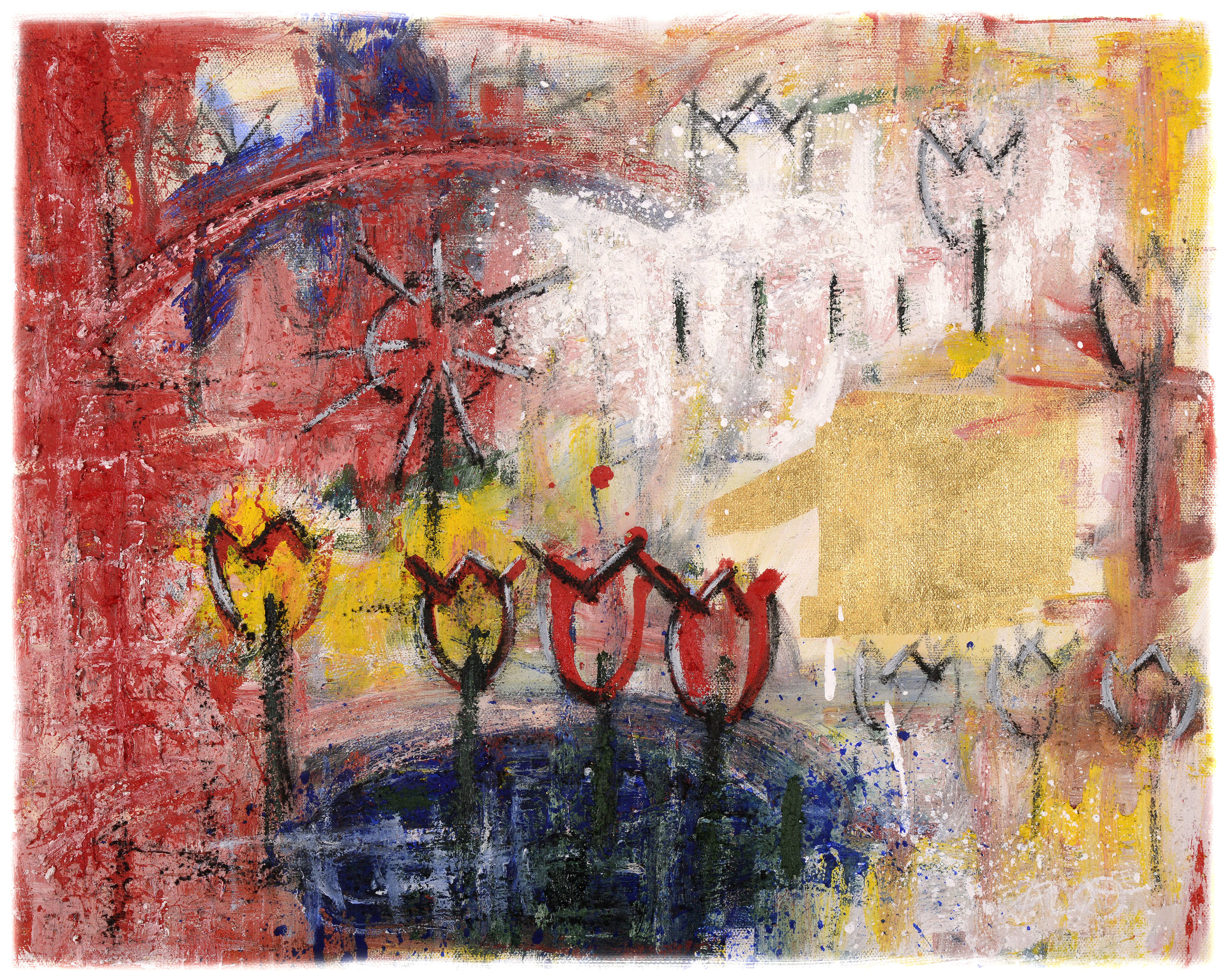 Flower Garden (Flowers, Sky, and Water)