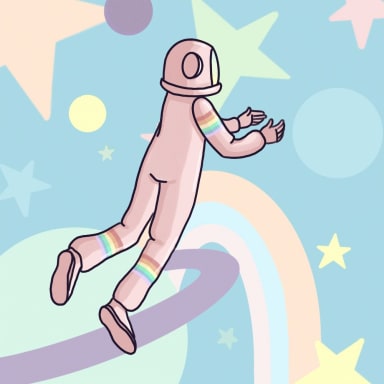Space Hug #5118 (Left)