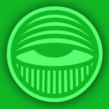 Single Blinking Eye (Green)