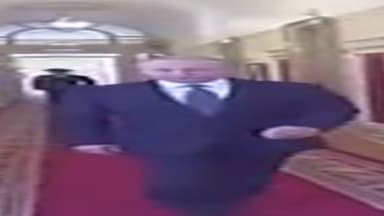 Wide putin walking