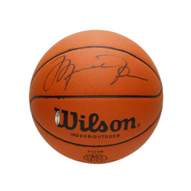 Exlusive Michael Jordan Hand Signed Basketball certified by Upper Deck with Holo NFT