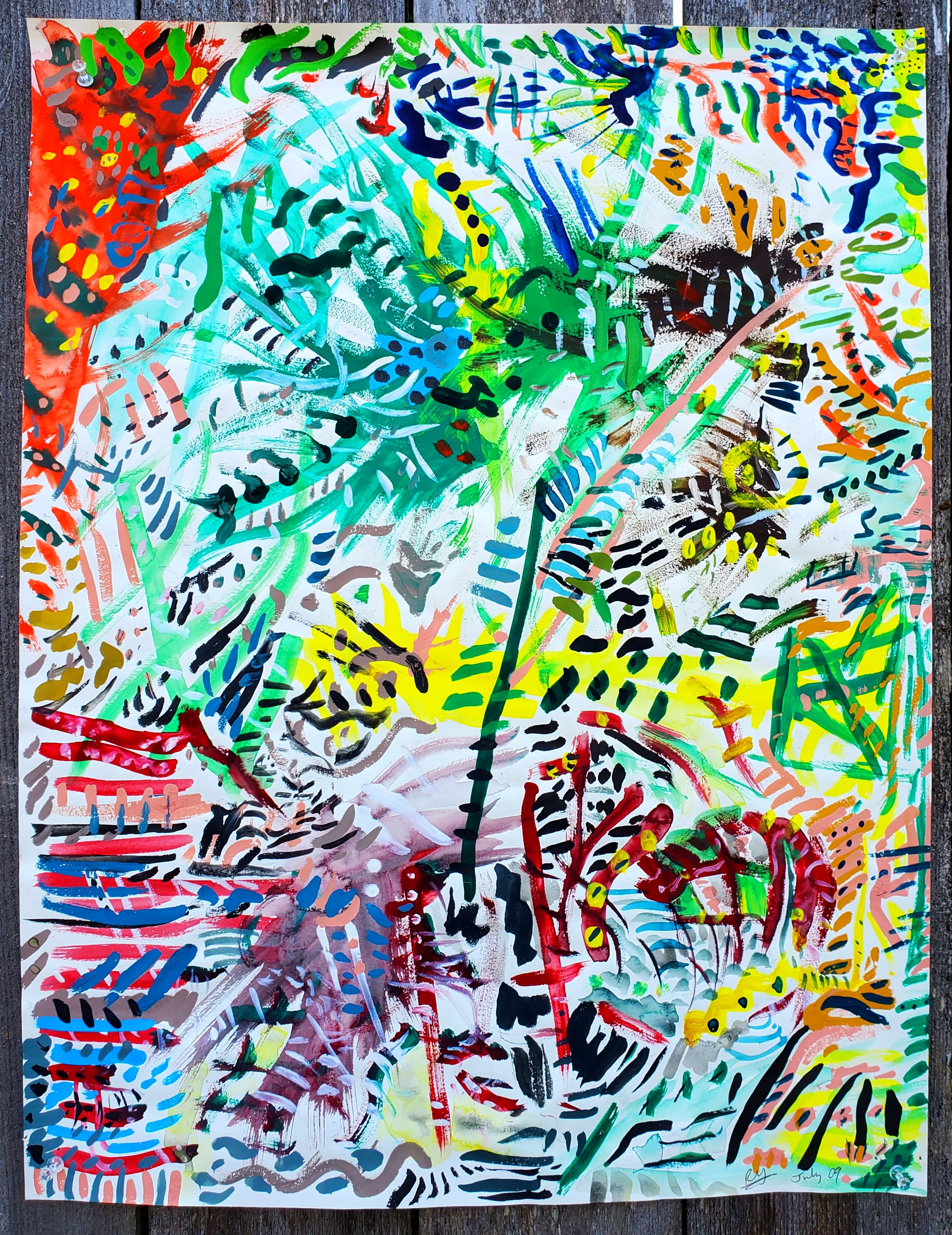 "Jungle Action" by Richard F. Yates (Holy Fool)