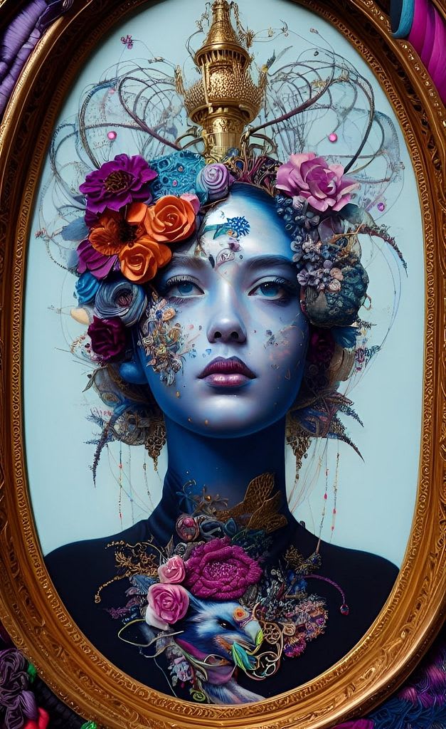 Lady in Blue 