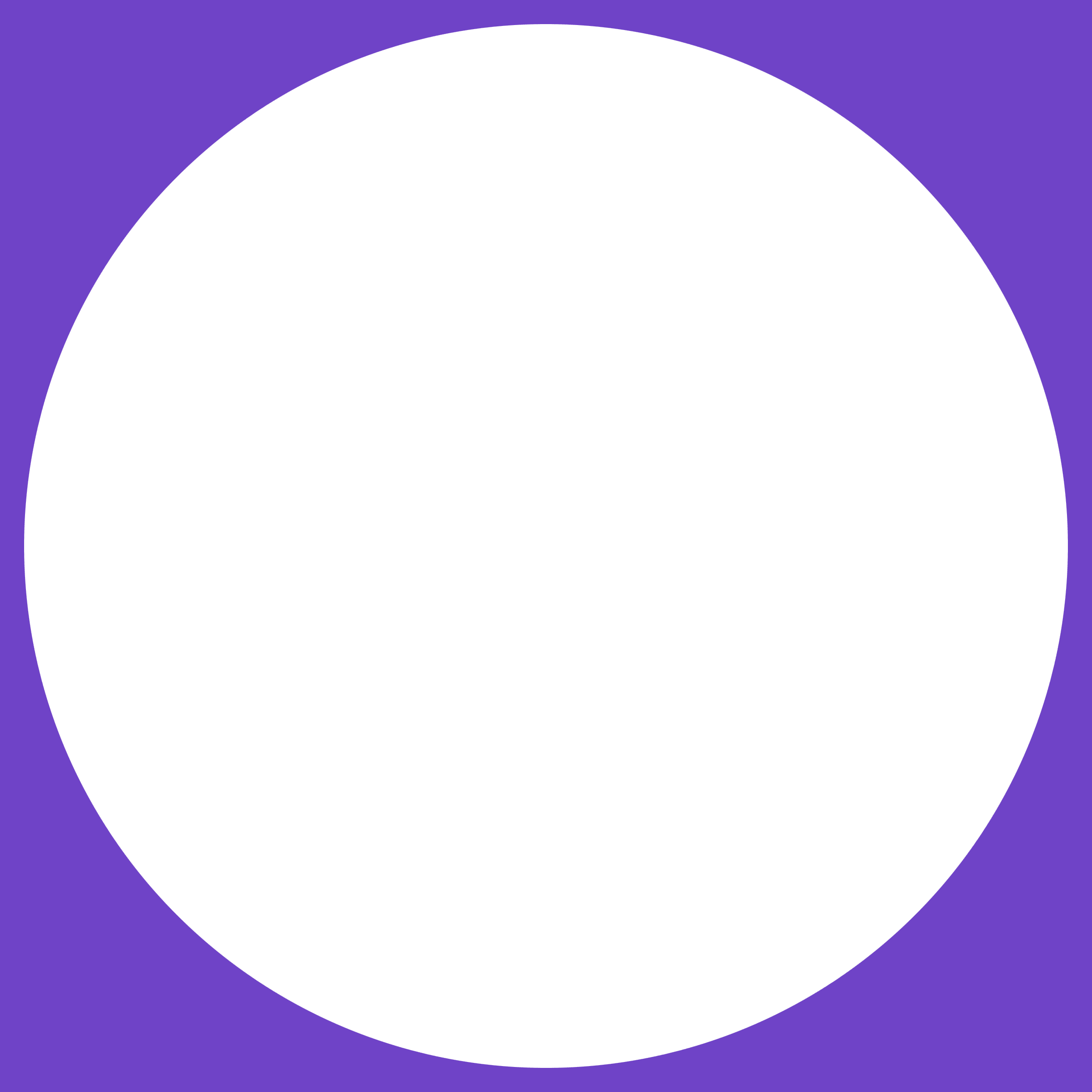 Deca Masks - Circle XCOPY Light Purple