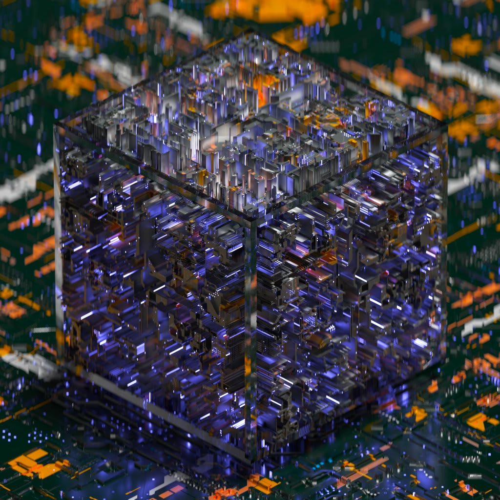 Generative Blocks 115 (CryptoCube - Rare edition) 4K