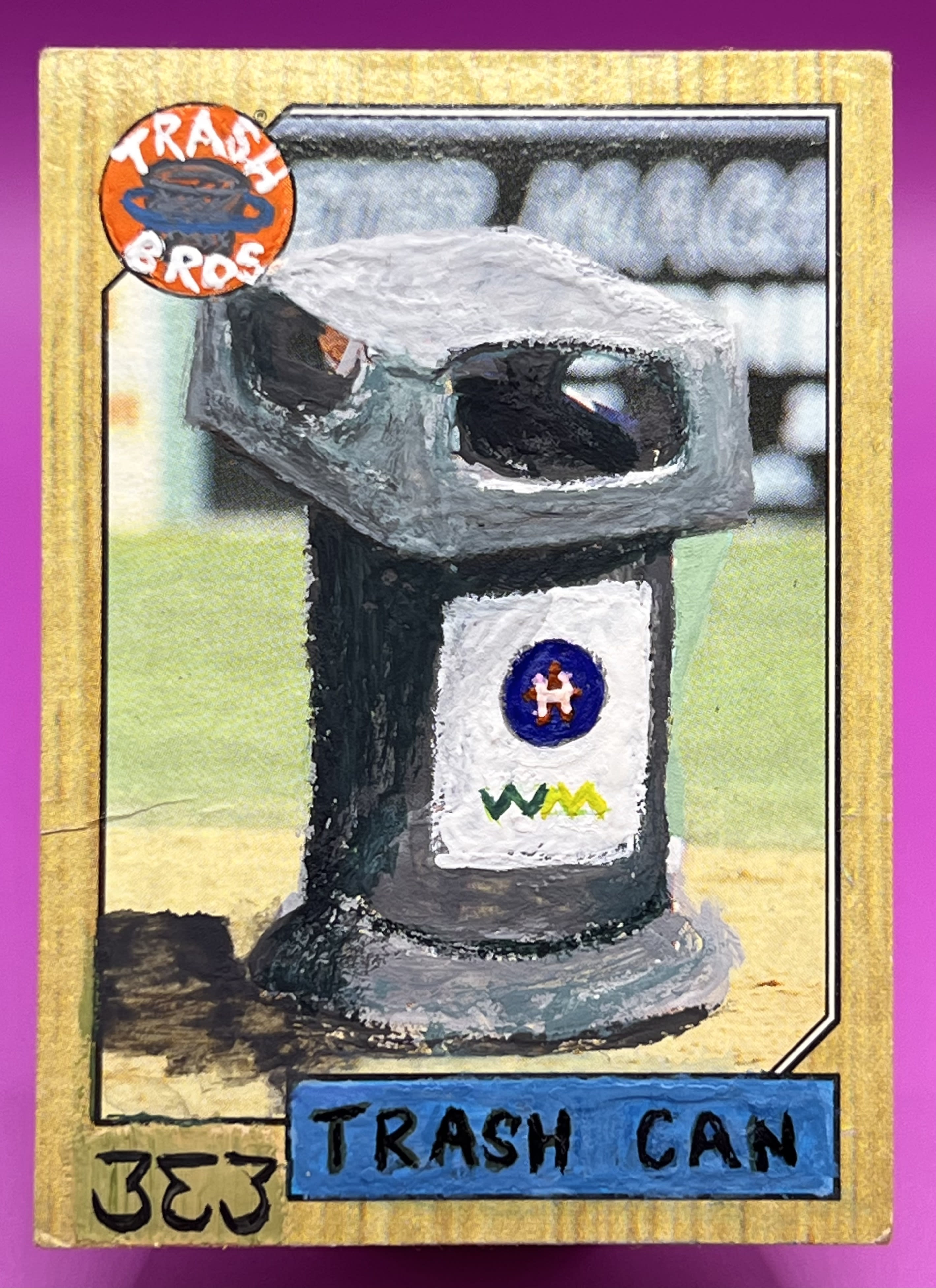 1987 Trash Bros, Trash Can - Series 9 - Insert- #TRSH001
