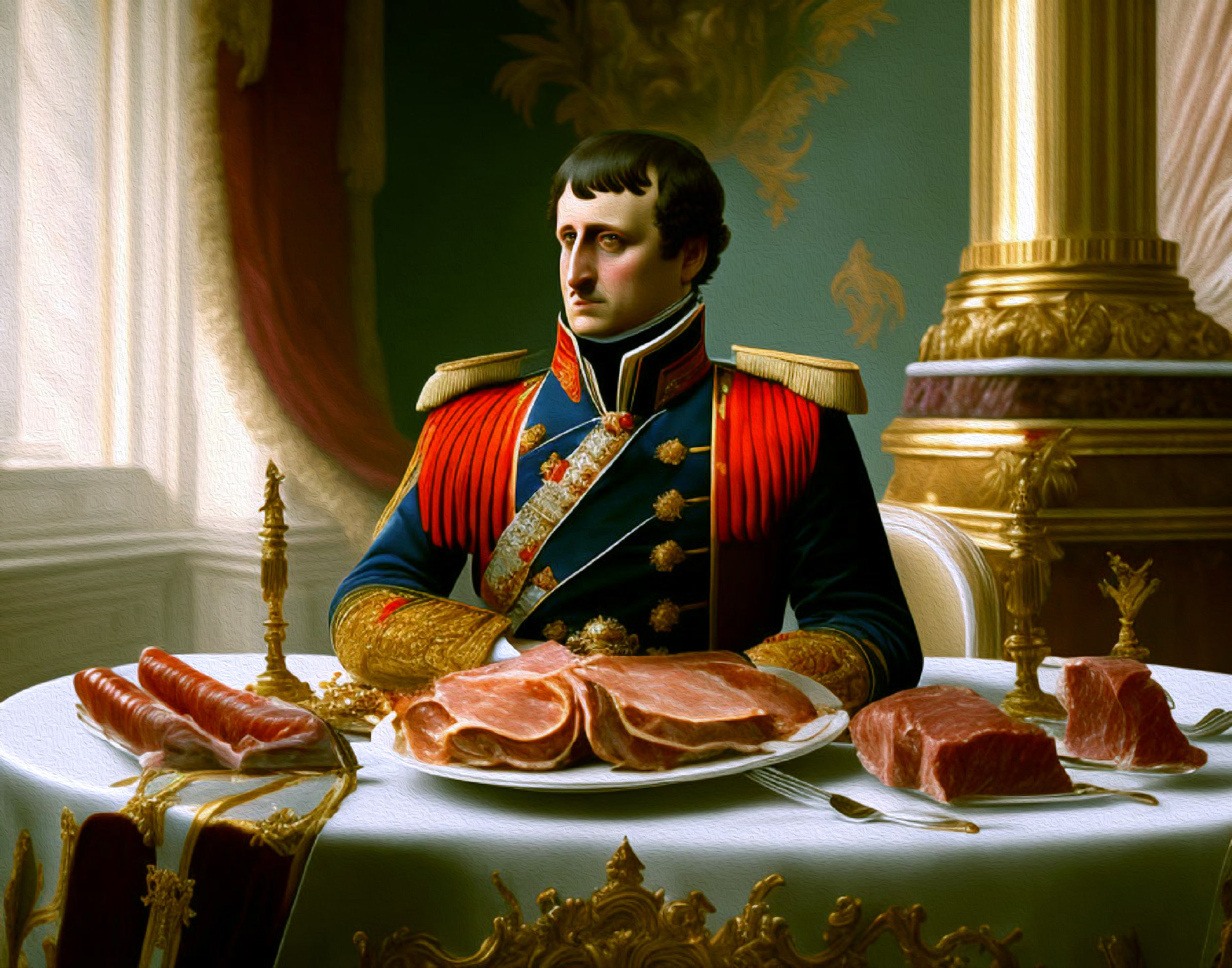 History of Spam Art "Napoleon"