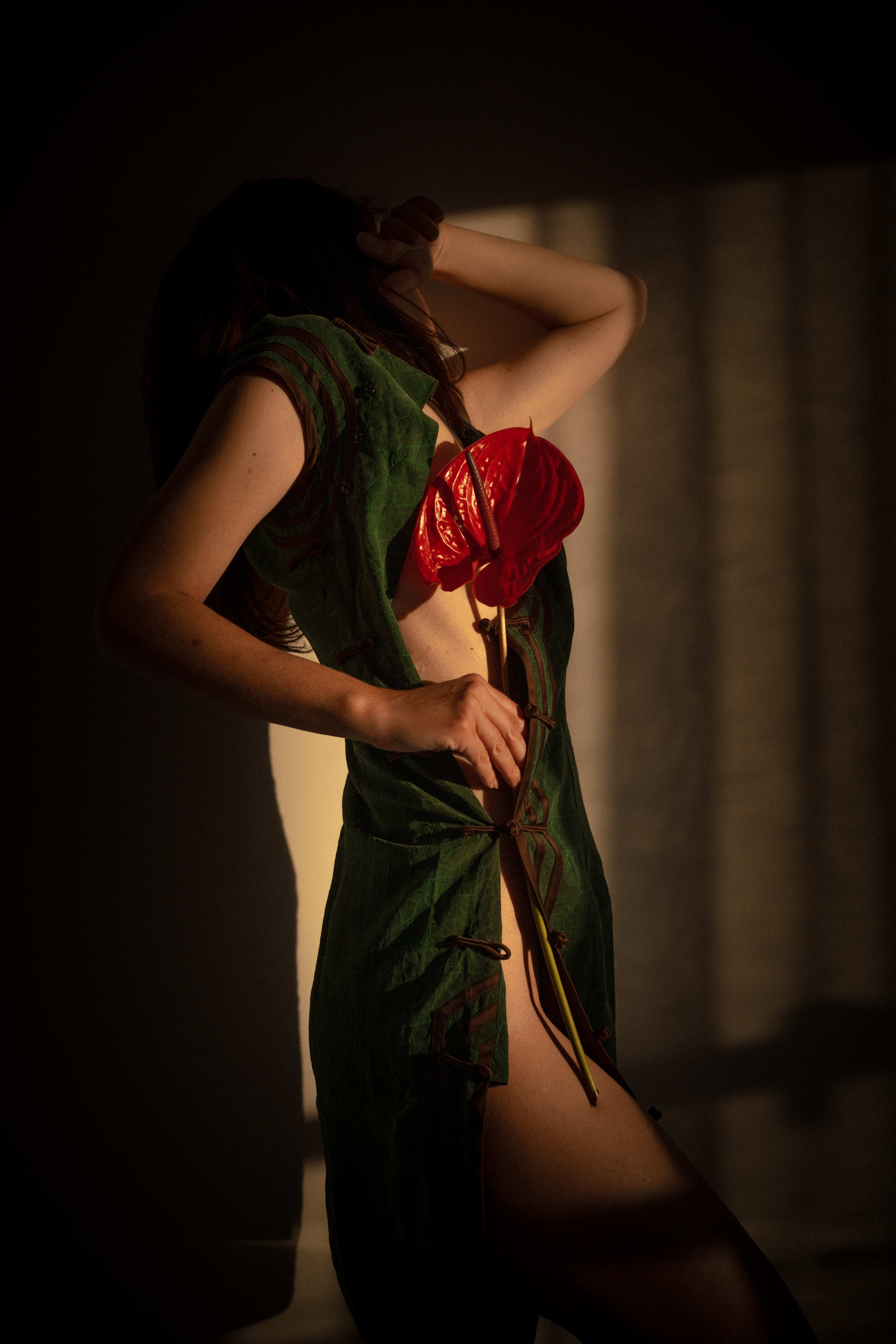 green silk