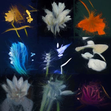 {wisps of marine flora}