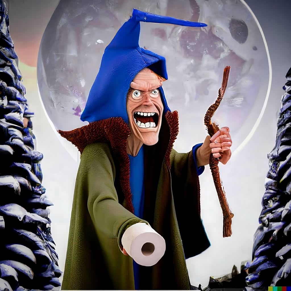 The Great Wizard Cornholio! #1