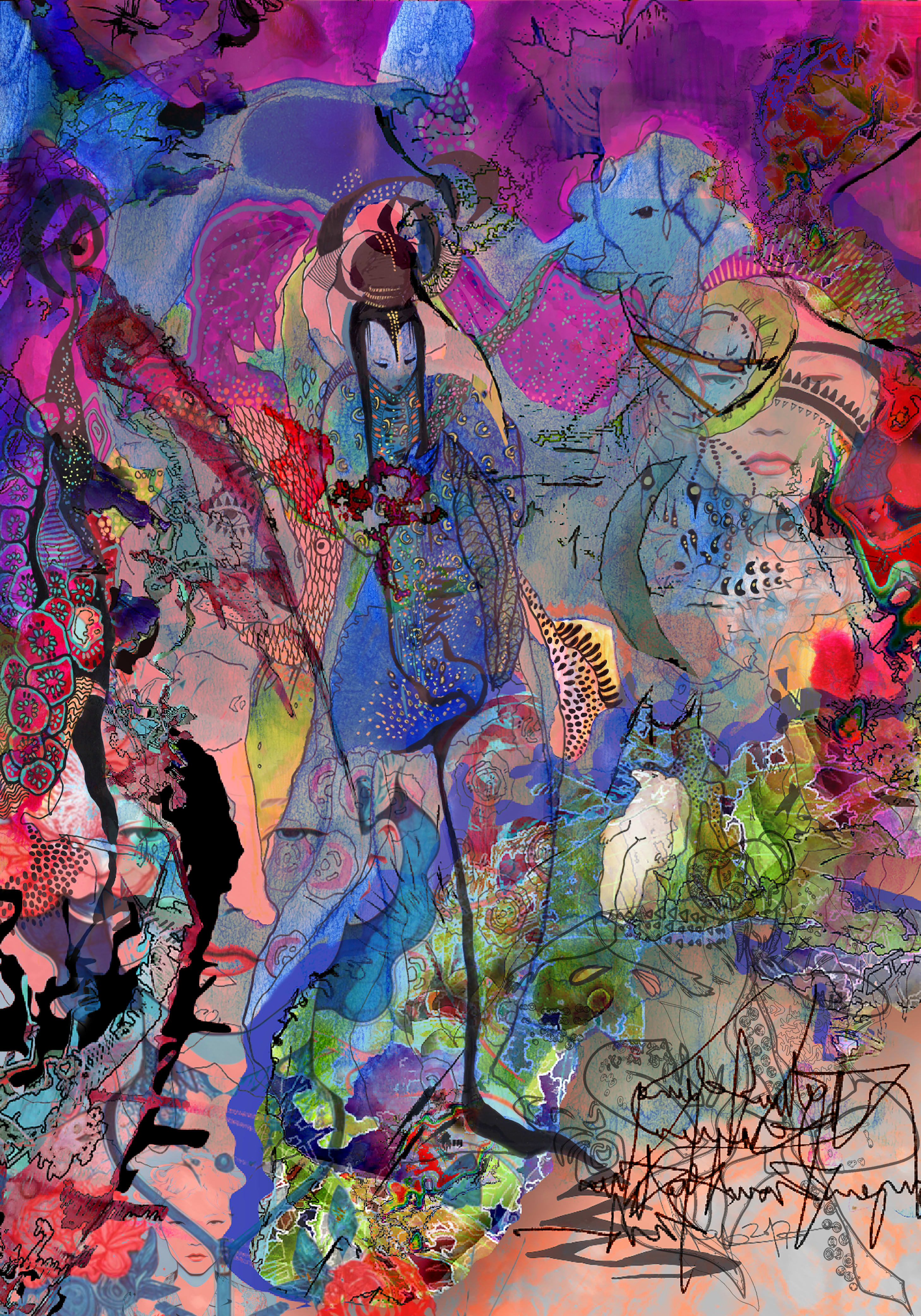 Cherry Trees Dream of  Dragons