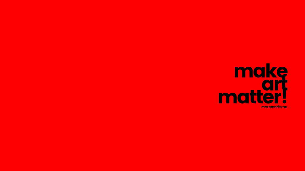 Utility>Banners: metamoderna Banner 02 (red, slogan)